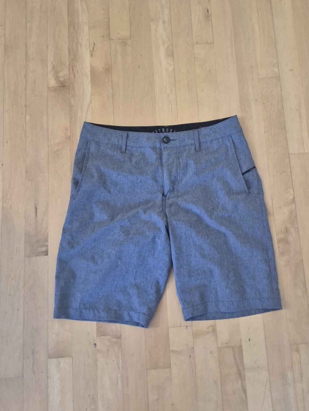 Nitrous Black Grey Stretch Hybrid Shorts
